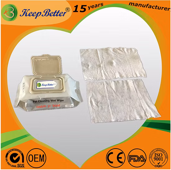 Toallitas húmedas para cachorros de mascotas para perros y gatos, toallitas húmedas extra gruesas y no tejidas para cachorros